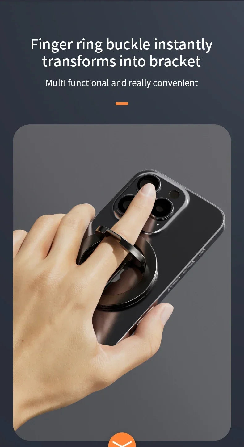 For MagSafe Double Sided Magnetic Phone Ring Holder Portable Folding Cellphones Stand Phone Accessories Support Bracket Grip