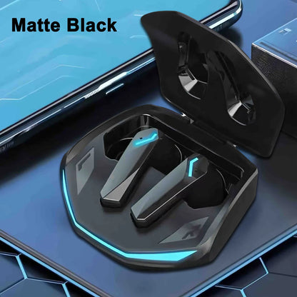 سماعات أذن رياضية GM02 بلوتوث 5.3 لاسلكية للألعاب مع ميكروفون وسماعات موسيقى ثنائية الوضع جديدة