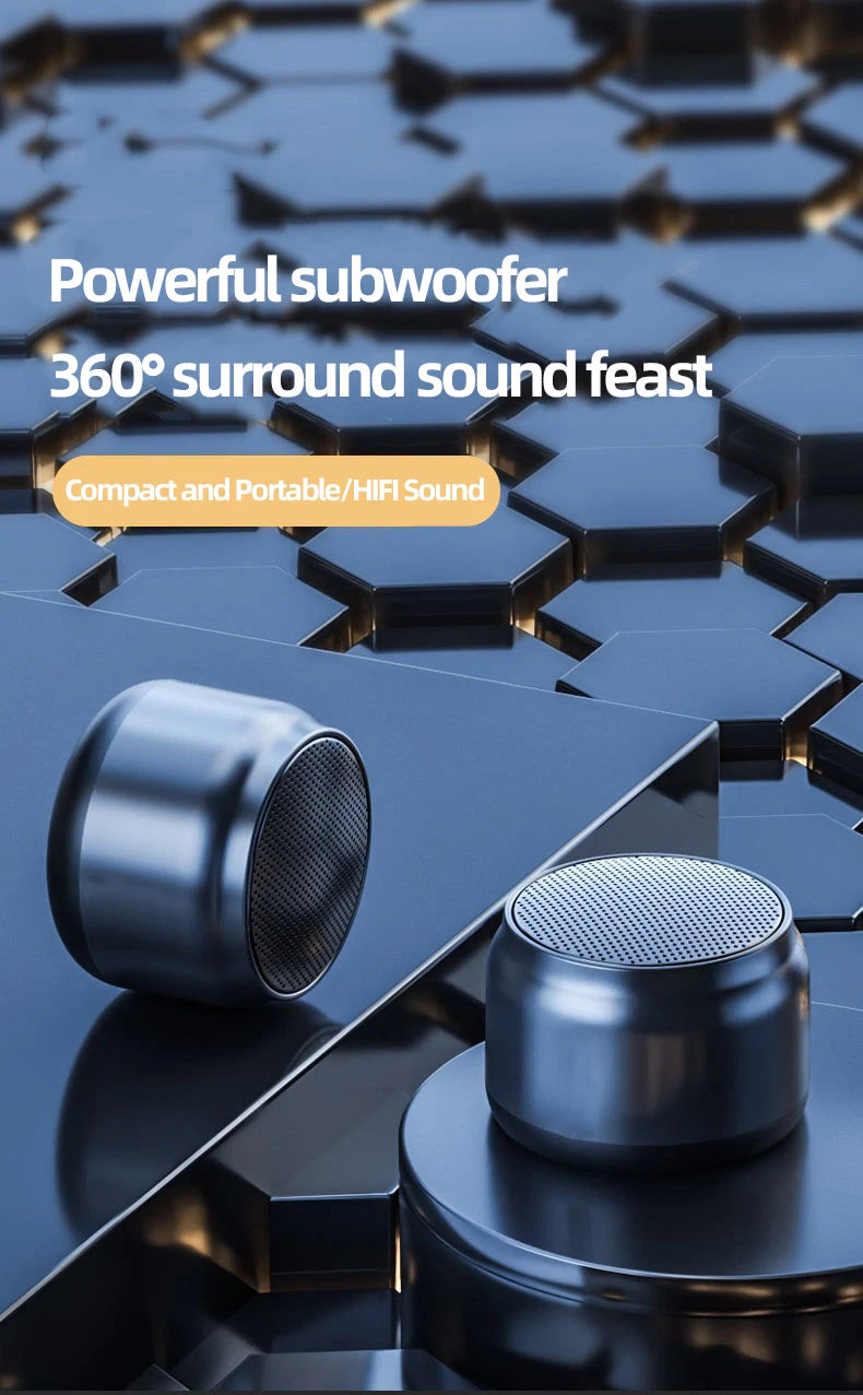 Wireless Bluetooth Speaker Portable Mini Outdoor Wireless Speakers Music Surround Loudspeaker HD Voice Shocking Bass