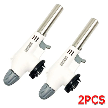 Portable Flame Gun, Cooking Spontaneous Combustion Butane Gas Torch, Lighter, Welding Burner, Gas Torch Barbecue Camping Cooking