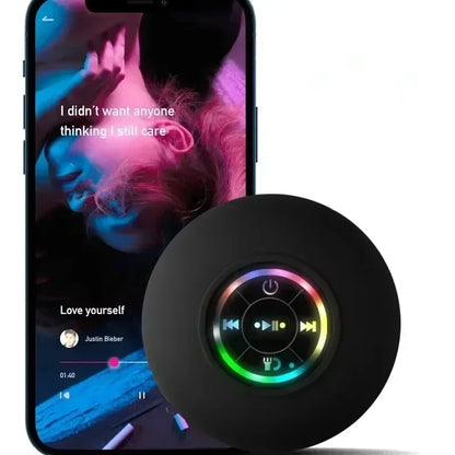 Wireless Speaker Rechargeable Bluetooth-compatible Speaker with Colorful Light Portable Mini Speaker for Home Outdoor Camping