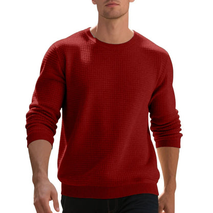 Animal Game Men's Crew Neck Sweatshirts Solid Color Large Pullover Outerwear Outdoor Jogging Tops Casual Streetwear Basic Top