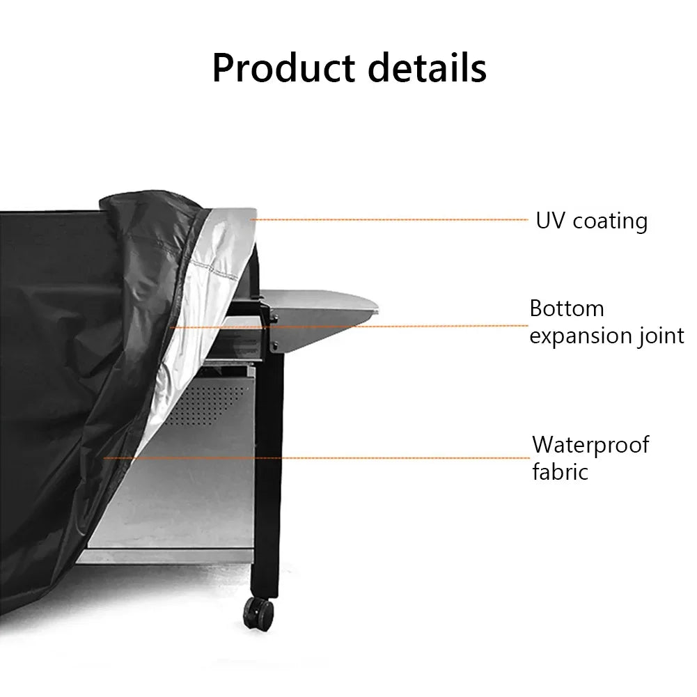 Waterproof BBQ Grill Cover BBQ Cover Anti Dust Rain UV for Gas Electric Charcoal Barbs Outdoor Garden BBQ Accessories