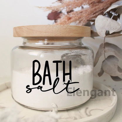 Bathroom Shampoo Body Wash Label Vinyl Sticker Bottle Jar Dispenser Labels Decals Decoration Home Organisation Storage Label