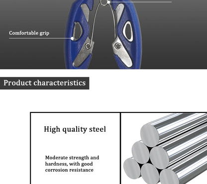 Fishing Lure Plier Scissors Return Spring Latch Bend Design Comfortable Handle Needle Nose Pliers Eagle Nose Pliers Orange