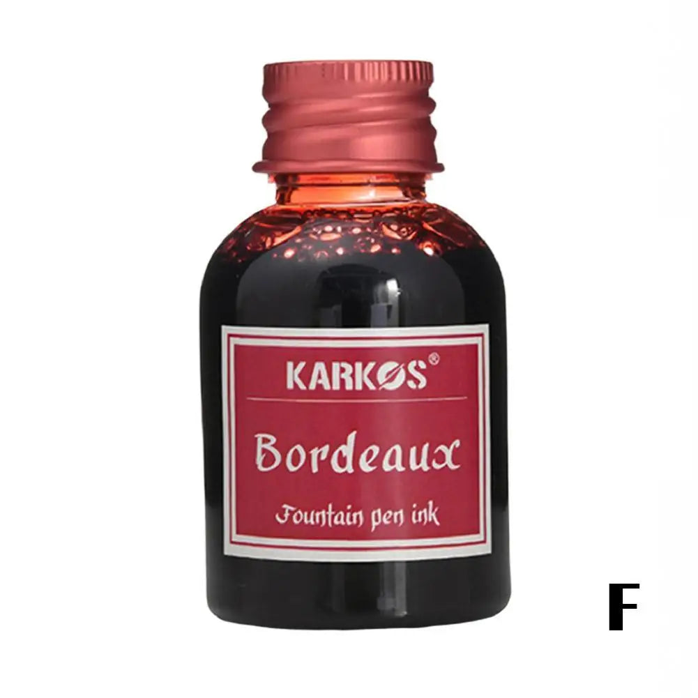 Pure Black Colorful Fountain Pen Ink Universal Refill Ink Stationery Office School Supplies Pens Pencils Writing Supplies