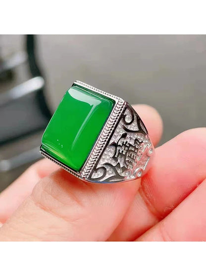 Men's Fashion Rings Simple Accessories Golden Trend Design Suitable for Fashionable Men's Accessories