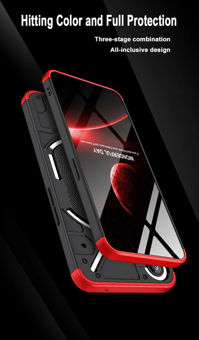 Shockproof Case for Nothing Phone 1 One Phone1 (1) 6.55 inch Cover Full Protect Camera Lens Anti-Fingerprint Back Shell Fundas