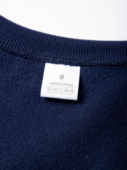 Men's Crew Neck Sweatshirts Solid Color Sweatwear Spring Outdoor Casual Daily Long Sleeve Pullover Hoodie Man Sportswear