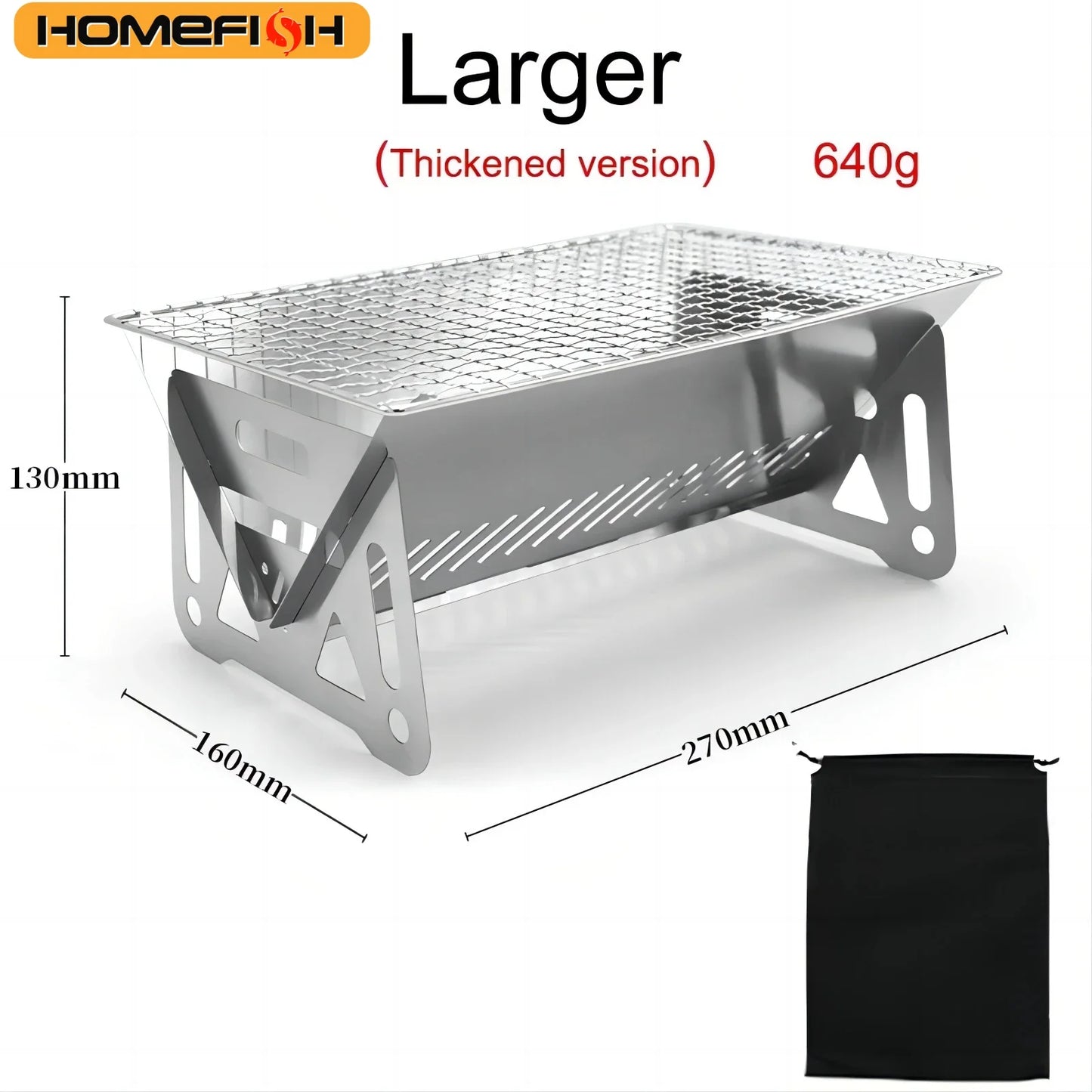 Barbecue Grill Heating Stores Multi-Function Camping BBQ Grill Rack Net Firewood Stove Stainless Steel BBQ Grill