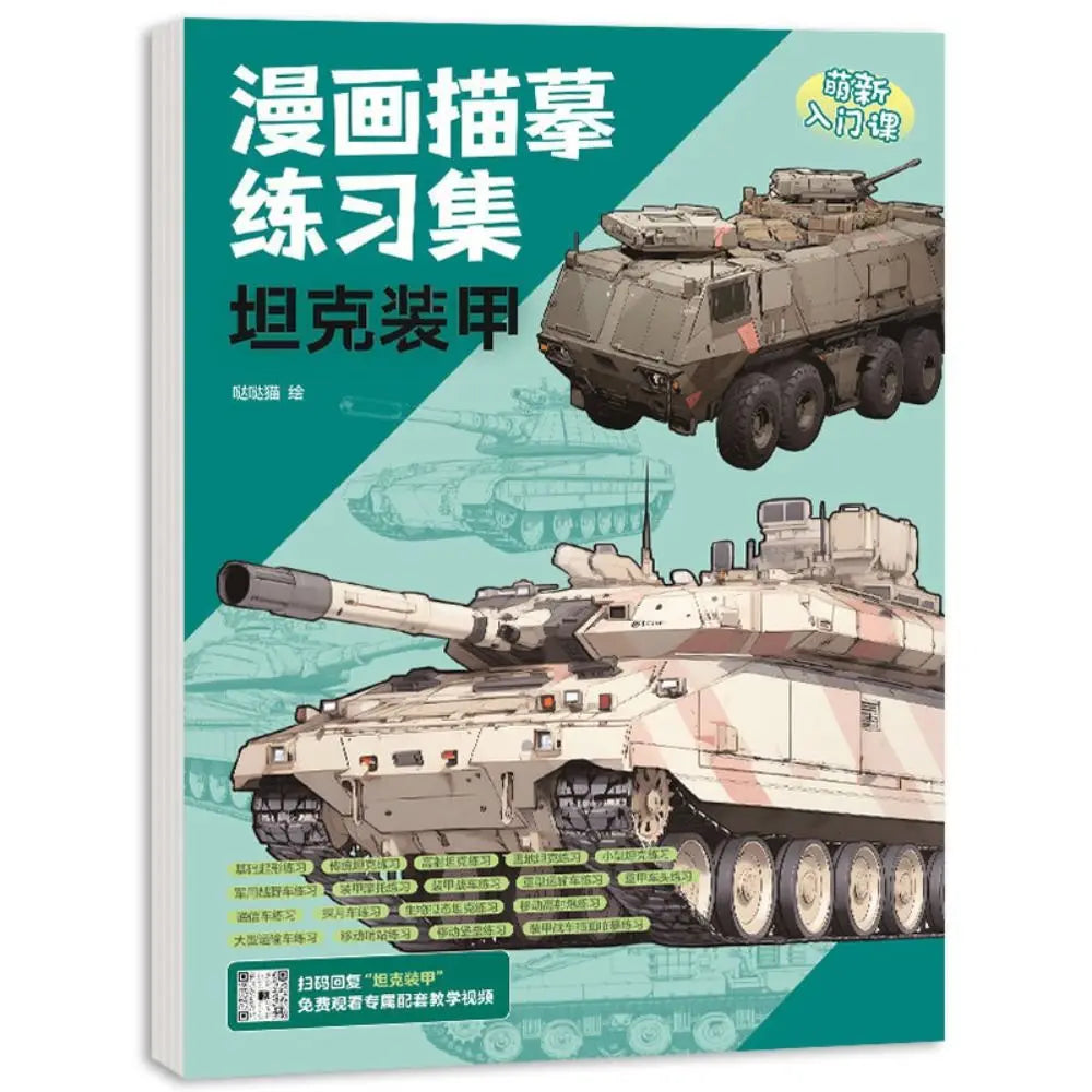 Comics Girl Boy Comics Hand Drawn Tutorial Book Studying Novice Zero Basic Line Draft Practice Book Drawing Copy Book Learning