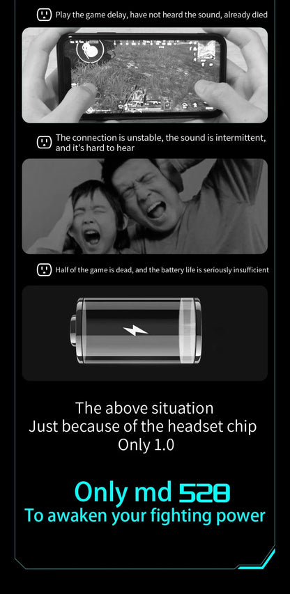 Wireless Sports Bluetooth Headphones Highend Tws Dual Ear Sleep In Ear Md538 Mini Painless Call Noise Cancelling Thin Headphones