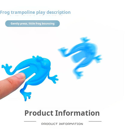 20/50pcs Solid Color Jumping Frog Plastic Bouncing Frog Jumping Frog Children Educational Toy,Gift for Kids Party Favors