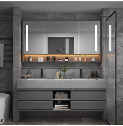 Bathroom Accesories Cabinet Wall Home Accessories Set Luxury Full Furniture Shelfs Sink Cabinet Modern Hovedskapet Bathroom Home
