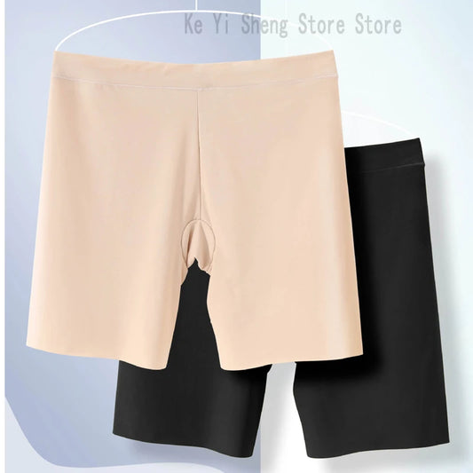 Women's thin safety pants, women's seamless breathable leggings, non-curling edge exposure, and plain pants are comfortable