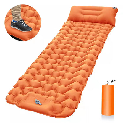 Camping sleeping mats Portable inflatable mattresses Outdoor inflatable mattresses Thickened camping Foot-operated inflatable