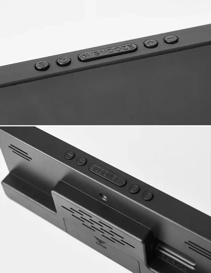 Voice Control Digital Alarm Clock Temperature Dual Alarm Snooze Desktop Table Clock Night Mode 12/24H LED Clock Watch Desk Clock