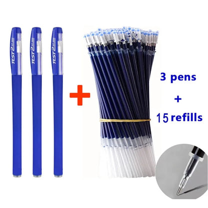 Refill with needlepoint tip for neutral ballpen for study and office use, water-based pen, stationery, carbon pen.