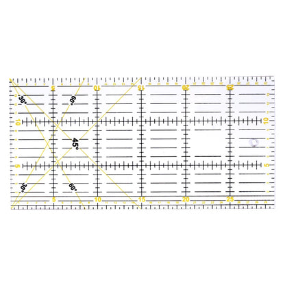 مسطرة ترقيع شفافة متعددة الأحجام من الأكريليك، مسطرة رسم، أدوات خياطة وقياس للمكتب والمدرسة