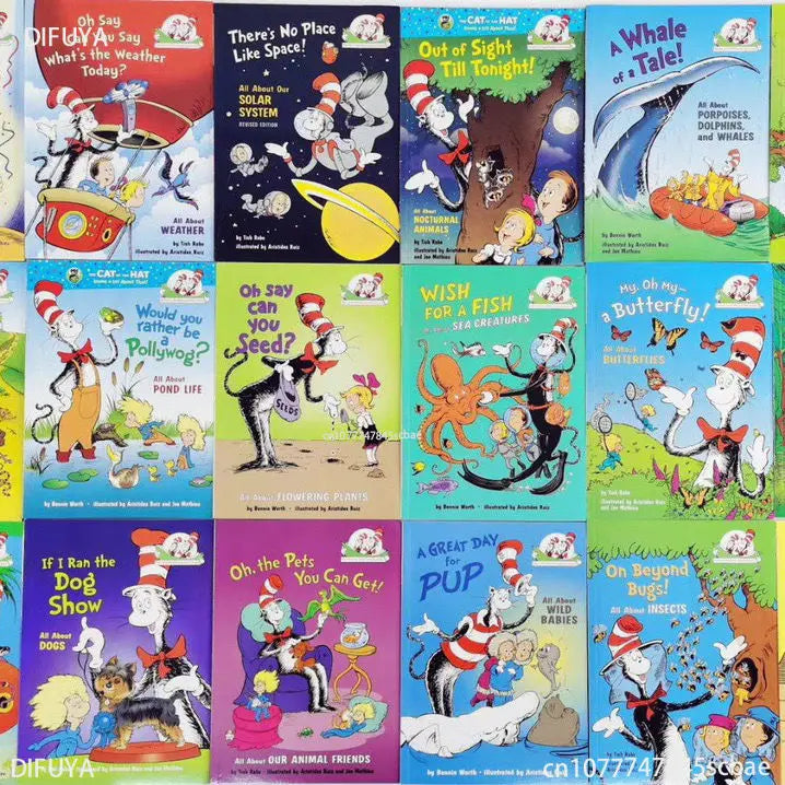 Random 11 Books Dr. Seuss Series Interesting Story Children's Picture English Books Kids Child Festival Gift Toy Enlightenment