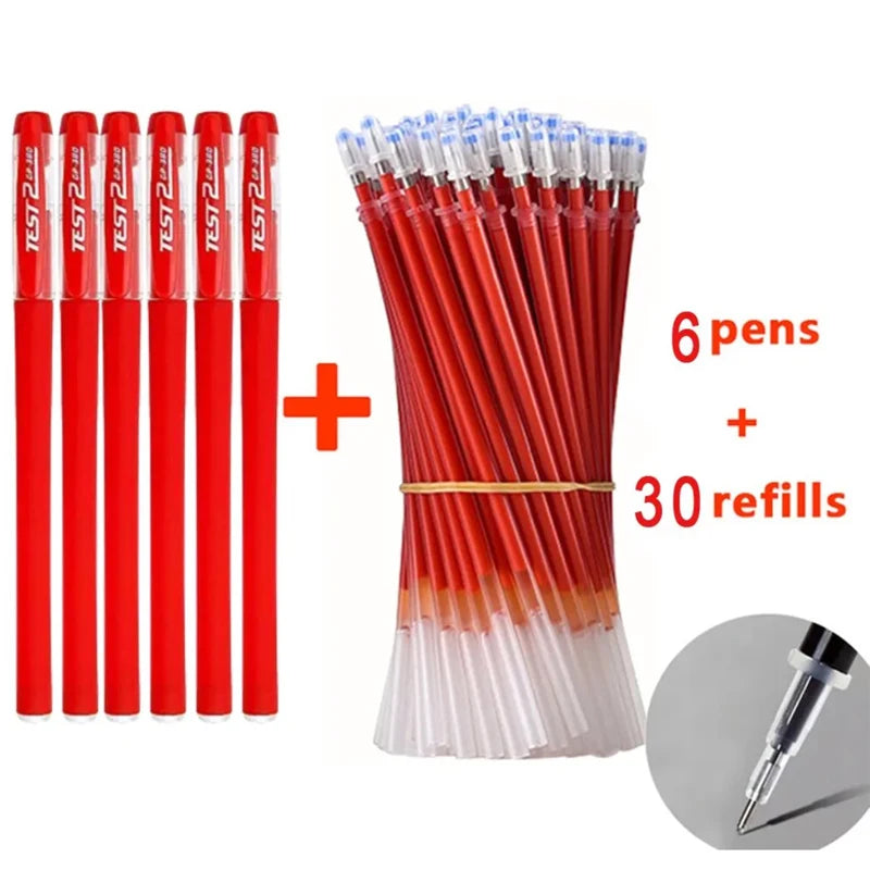 Refill with needlepoint tip for neutral ballpen for study and office use, water-based pen, stationery, carbon pen.