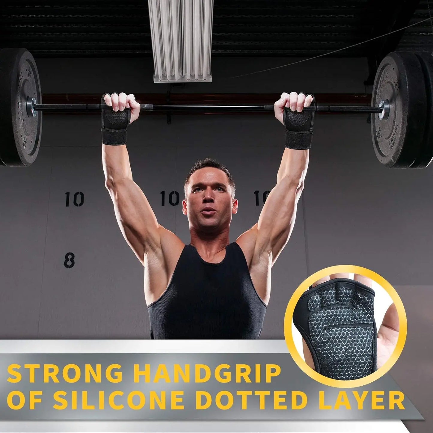 Training Sport Gloves for Men Women Workout Gloves Fitness Body Building Weightlifting Gym Hand Wrist Palm Protector Gloves