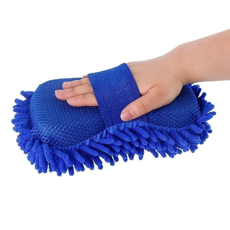 Superfiber Gloves Modeling Car Wash Sponge Clean Car Care Details Brush Clean Sponge Car Gloves Available On Both Side Auto Part