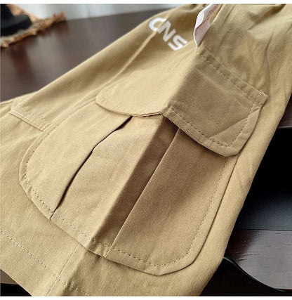 Kids Boys Striped Clothes Sets Baby Tee Shirt + Pants Infant Toddler Children Wear T-shirt + Shorts Outfits Suits 1-4 Years