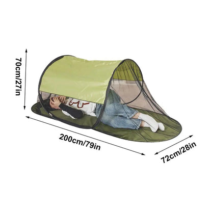 Tents for Camping Foldable Net Tent with Floor Single Person Camping Screen Shelter Portable Screen Houses for Bedding Camping