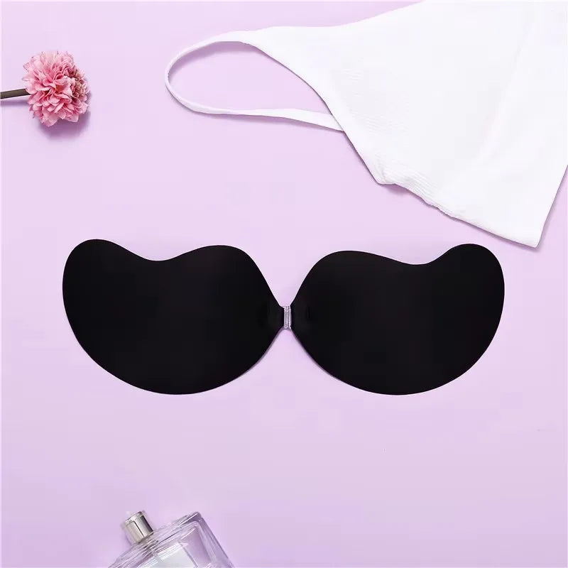 1PC Women's Solid Invisible Nipple Stickers Reusable Invisible Self Adhesive Silicone Bras Stickers Bra Nipple Covers Accessorie