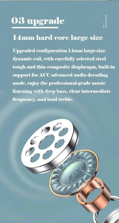 Wireless Earphones J18 In Ear TWS Bluetooth Ture Sport Headphones HiFI Stereo Game Waterproof Headset With Microphone