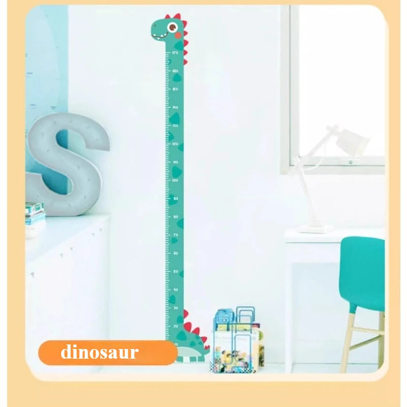 1PC wall sticker measuring instrument ruler for measuring height, cartoon height sticker wallpaper can be removed