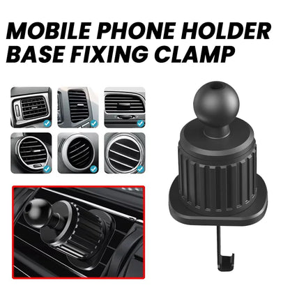 Car Phone Holder Bracket Accessories Interior Auto Air Outlet Cellphone Support Parts Phone Stand Base Fixing Clip