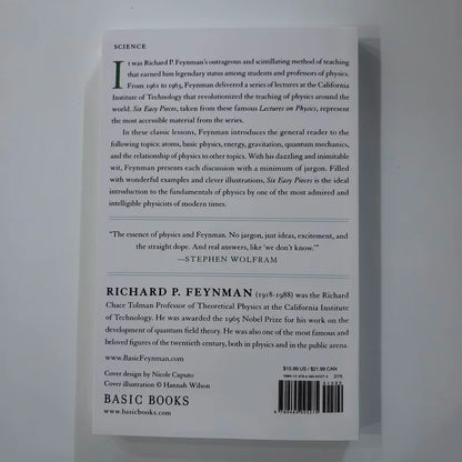Six Easy Pieces: Feynman Essentials of Physics Explained By Its Most Reading Learning English Books