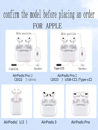 Clearance_Fashion Soft Silicone Cover For AirPods 3 pro2rd Cute Clear White Flower Pendant Earphone Case For Apple AirPod Pro 2 