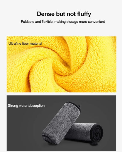 Cars Wash Microfiber Towel 30x30/60CM Car Cleaning Drying Cloth Hemming Cars Care Cloth Detailing Car Wash Towel
