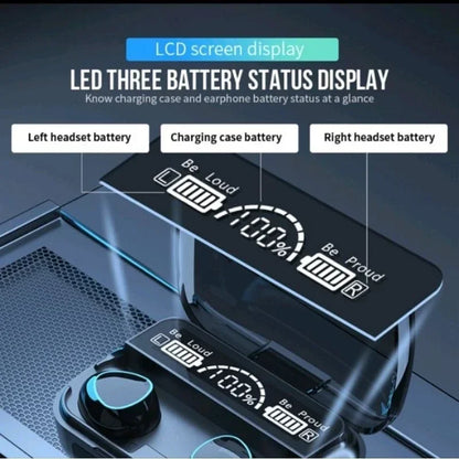 NEW M10 TWS Wireless Headphones Earphones Charging Box Bluetooth-compatible Stereo Waterproof Headsets With Microphone