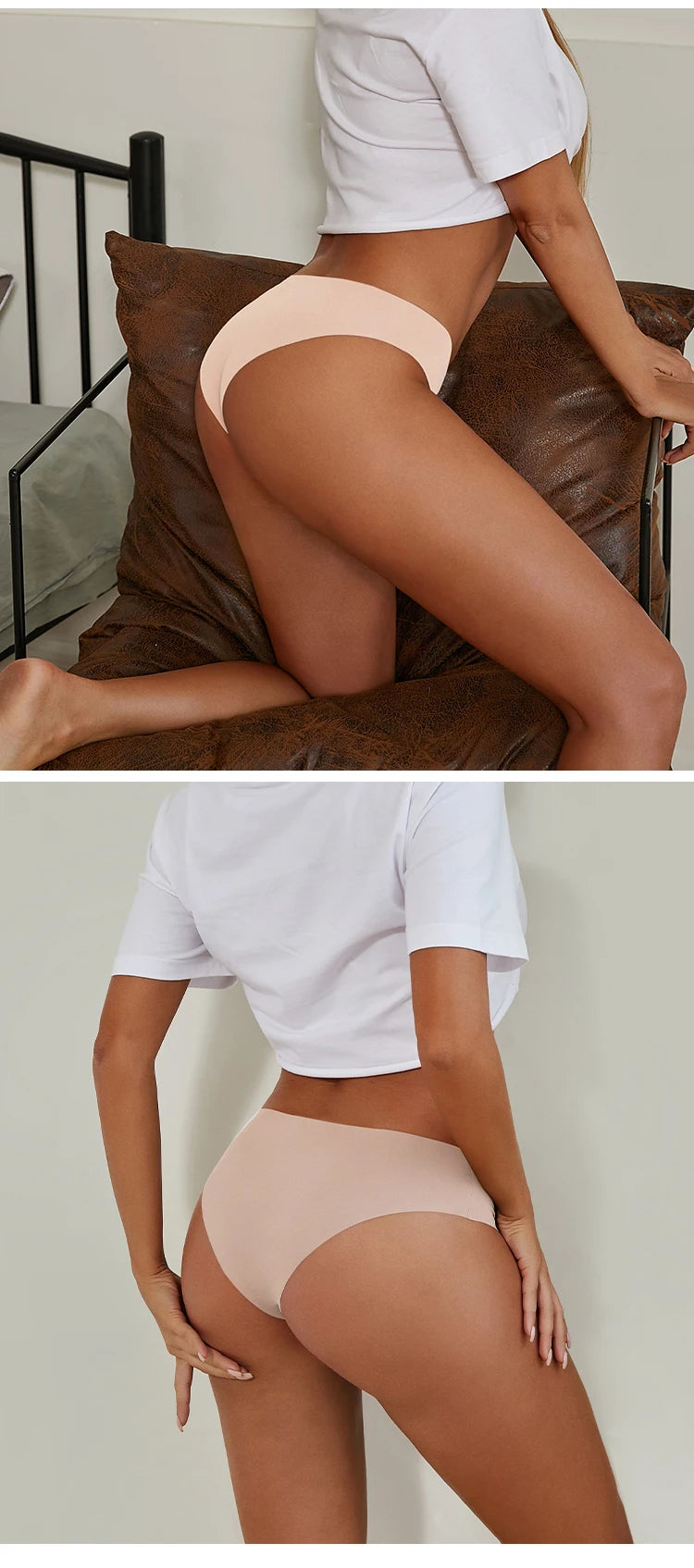 Hot Sale High Quality Seamless Panties Ladies Sexy Underwear Daily Briefs Panty Invisible No Trace Panties For Women 0908-1