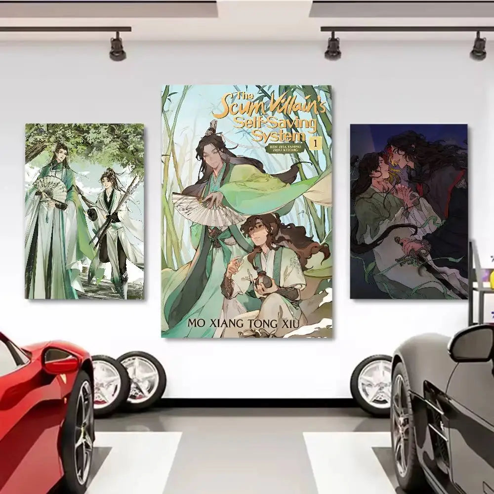 Comics S-scum Villains Self Saving SystemS Poster Wall Art For Bedroom Living Room Hallway Bar Home Decoration Gift