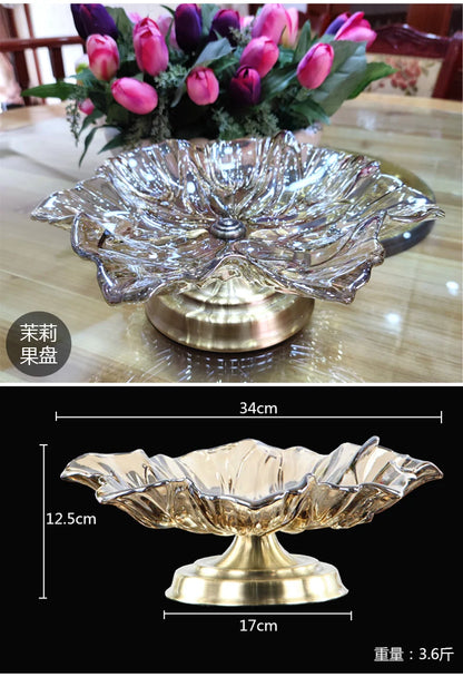 Kitchen Unique Plates Organizer Elegant Multifunctional Advanced Plates Pretty Luxury Charolas Decorativas Room Decoration