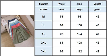 2024 Women Cotton Shorts,Summer Casual Solid Two Pockets shorts high waist loose shorts for girls Soft Cool female shorts