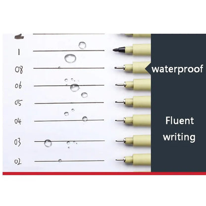 3pcs Manga Markers Needle Pen Art Hand-painted Hook Line Pen Sketch Pens Stationery Set Art School Supplies Art Sakura Pen New