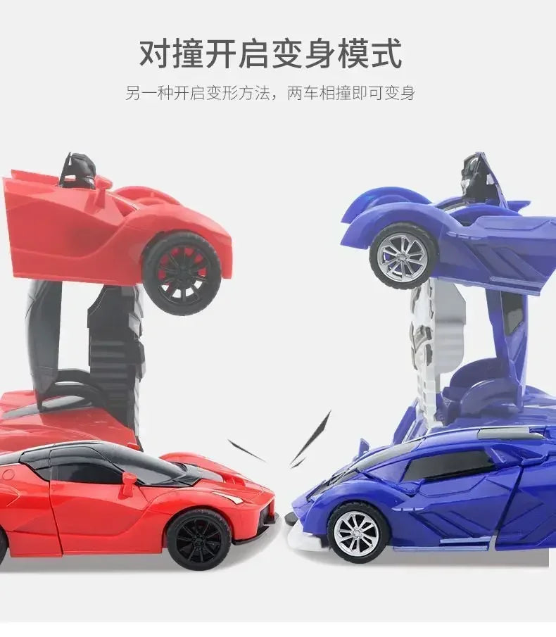 Transforming Inertial Car with Collision Technology: Autobot Robot Car for Boys