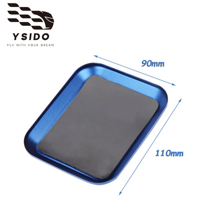 RC Repair Tool Aluminium Alloy Magnetic Screw Tray Plate For Airplane Car Boat Crawler Axial SCX10 D90 D110 Model Repair Tool Co