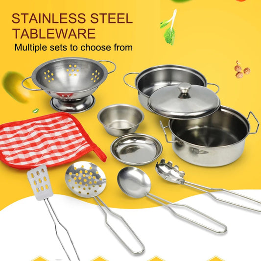 Kitchen Set Pretend Play Simulated Kitchen Toy Children Role Playset Cooking Set Educational Gift for Girls Boy