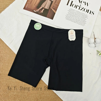 Women's thin safety pants, women's seamless breathable leggings, non-curling edge exposure, and plain pants are comfortable