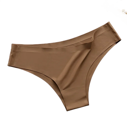 New 4PCS/Set Seamless Panties Women Sexy Underwear Ice Silk Underpants Low Waist G-string Female Soft Solid Ultra-thin Briefs