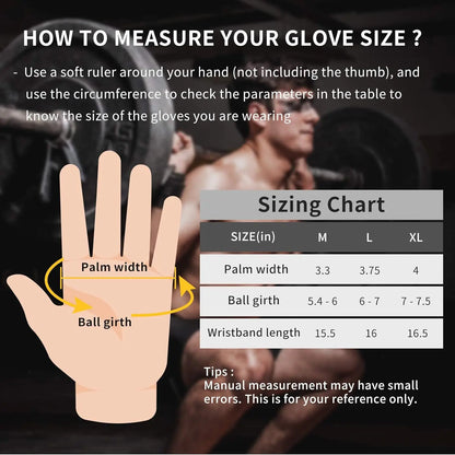 Training Sport Gloves for Men Women Workout Gloves Fitness Body Building Weightlifting Gym Hand Wrist Palm Protector Gloves