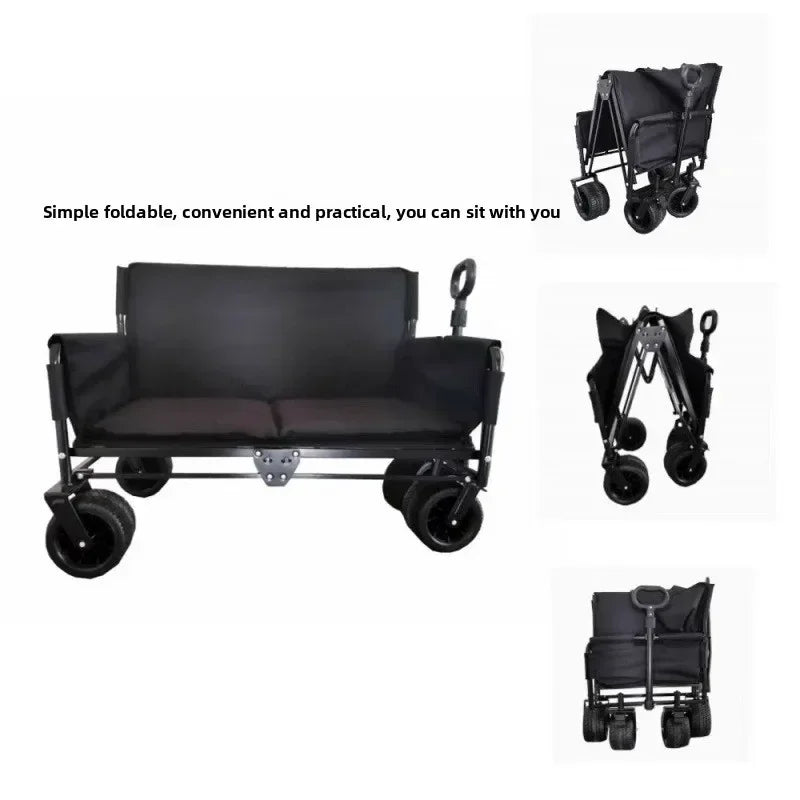 Car camping sofa handcart foldable storage outdoor children can lie down picnic campsite trailer Accessories