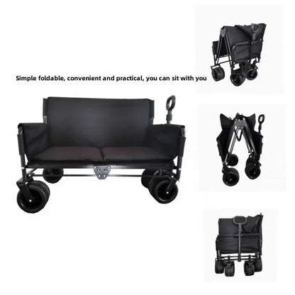 Car camping sofa handcart foldable storage outdoor children can lie down picnic campsite trailer Accessories